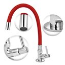 Ver imagem 2 de Torneira para Cozinha de Mesa Tubo Gourmet Colorido 1/4v.:vermelho