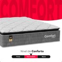 Ver imagem 4 de Colchão Casal Comfort Class Pillow Top 28x138x188cm - Cinza- e-Shop Casa
