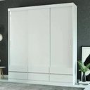 Ver imagem 1 de Guarda Roupa 3 Portas 6 Gavetas Elegance Batrol Móveis