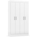 Ver imagem 1 de Armario Multiuso Sapateira 4 Portas 40020 Formosa Branco Demobile