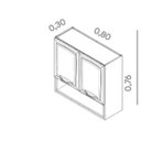 Ver imagem 2 de Cozinha Completa 5 Peças 12 Portas 2 Gavetas New Premium Itatiaia
