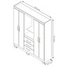 Guarda-Roupa 4 Portas NT 5015 Rosa - Notável - 5