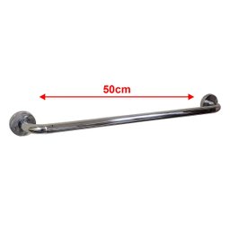 Barra Alça Apoio Kit 5 Uni Aço Inox 50cm Acessibilidade Criança Pcd Deficiente Gestante Box Banheiro - 3