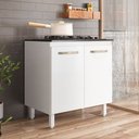 Ver imagem 4 de Balcão para Cooktop 02 Portas Branco Nicioli