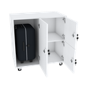 Ver imagem 1 de M401.B - ESCANINHO GUARDA VOLUMES LOCKER C/ ESPAÇO PARA BAGAGEM DE MÃO MUNDI MOVEIS