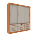 Ver imagem 2 de Guarda Roupa Casal 3 Portas 9 Gavetas 199cm Chicago