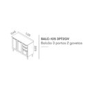 Ver imagem 5 de Cozinha Completa Modulada 4 Peças 9 Portas 2 Gavetas Florença Itatiaia Branco