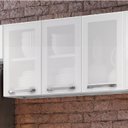 Ver imagem 6 de Cozinha Completa Modulada 4 Peças 9 Portas 2 Gavetas Florença Itatiaia Branco