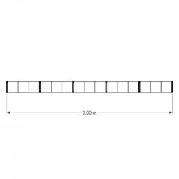 Expositor 5 Mini Porta Pallet 250 Kg 180x200x60 (cxlxp) - 2