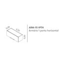 Ver imagem 4 de Cozinha Completa Modulada 5 Peças 10 Portas 2 Gavetas Florença Itatiaia Cinza