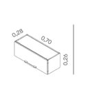 Ver imagem 2 de Cozinha Completa Modulada 5 Peças 10 Portas 2 Gavetas Florença Itatiaia Cinza