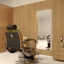 Ver imagem 2 de Espelho Grande Corpo Inteiro Lapidado Retangular Decorativo 150x40cm Luxo com Led Fria 6500k