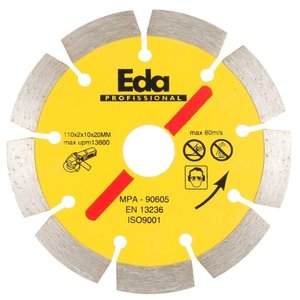 Disco Diamantado Segmentado 110 Mm (4.1-2") - Eda