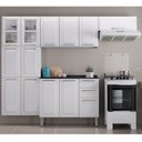 Ver imagem 1 de Cozinha Completa Modulada 4 Peças 13 Portas 2 Gavetas Luce Itatiaia Branco