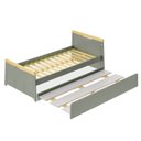 Ver imagem 4 de Conjunto Quarto Completo Bicama com LED, Escrivaninha e Estante Petit Casatema MadeiraOriginals