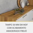 Ver imagem 3 de Cozinha Modulada Burguesa Gourmet 06 Peças Ripado em Mdf Nesher