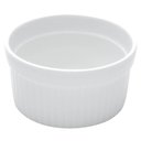 Ver mais imagens de Kit 12 Ramekins Porcelana Branco 240ml Lyor Canelado Tigelas Suflês Caldos