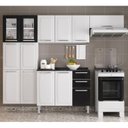 Ver imagem 1 de Cozinha Completa Modulada 4 Peças 13 Portas 2 Gavetas Luce Itatiaia Branco