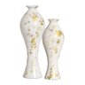 Vasos Decorativos para Centro de Mesa Branco e Dourado Califórnia Imperatriz Joelma Decorações - 1