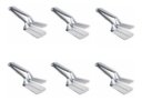Ver imagem 1 de Kit 6 Pegador Duplo Twin Inox Porções Salgados Frituras Assados Restaurante