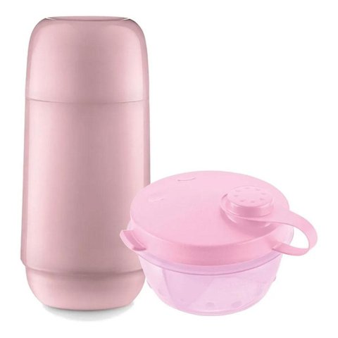 Conjunto Garrafa 250ml C/ Pote Leite em Pó Sanremo Sr100162