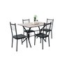 Conjunto Mesa Brasília 110cm 4 Cadeiras New Lisboa  - 2