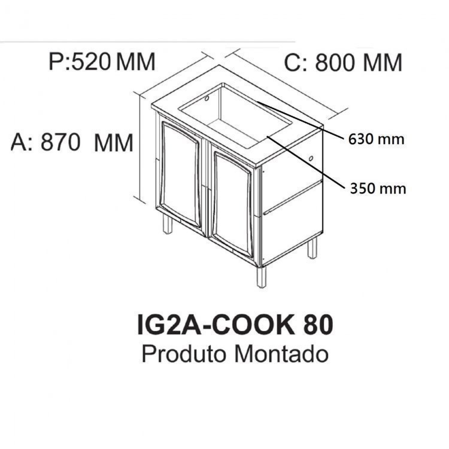 Cozinha Completa 5 Peças 15Portas 2 Gavetas Tarsila  - 6