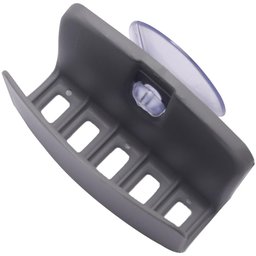 Suporte para Esponja de Pia com Ventosa Cinza Porta Bucha Cinquetti - 1