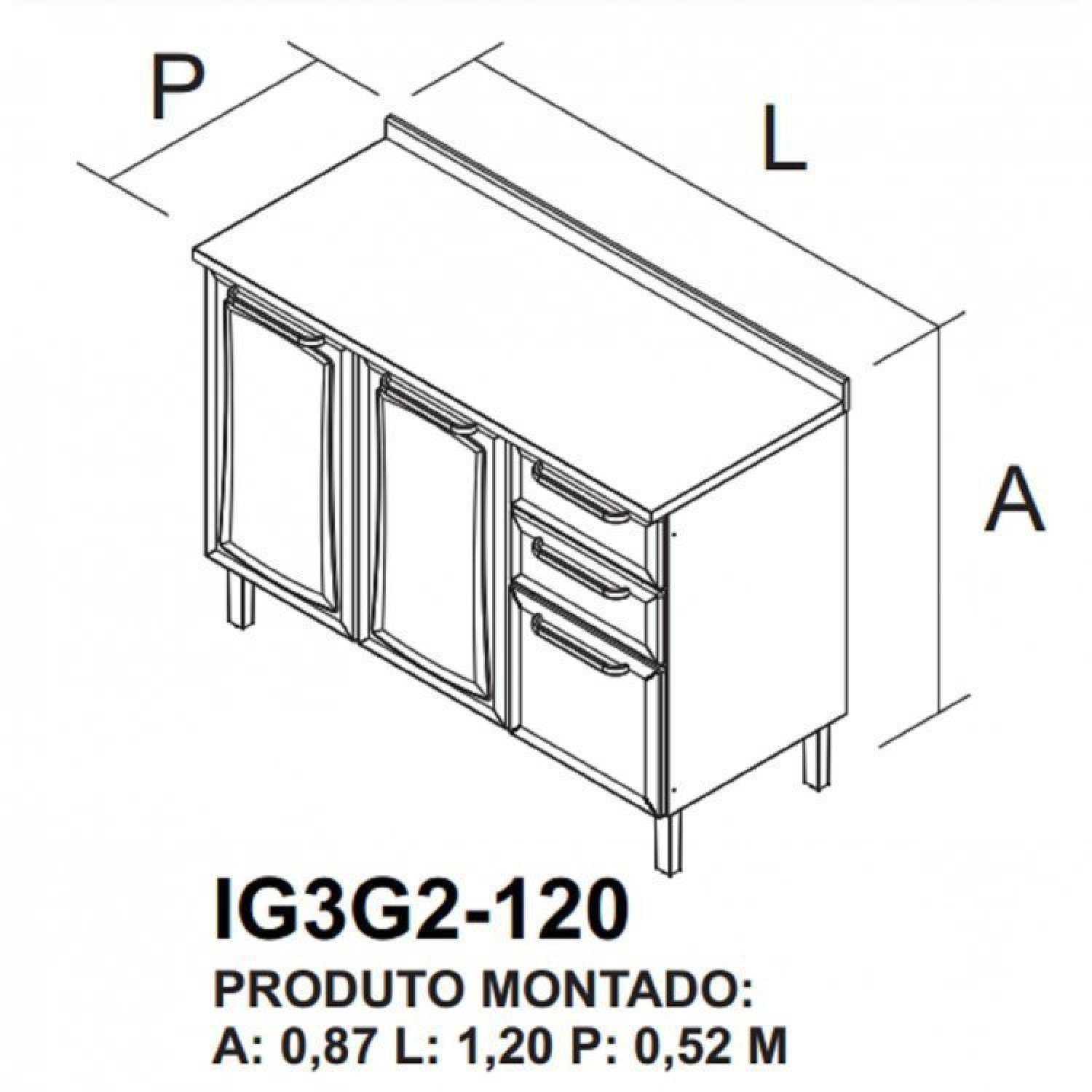 Cozinha Completa 4 Peças 11 Portas 2 Gavetas Tarsila  - 5