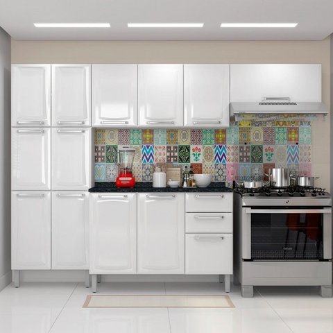 Cozinha Completa 4 Peças 13 Portas 2 Gavetas Tarsila Itatiaia