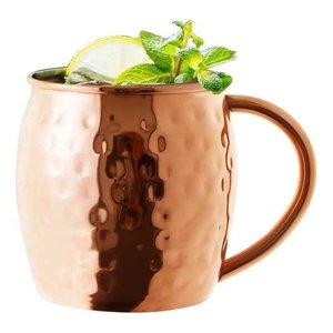 Kit 4 Canecas Drinks Moscow Mule Bartender 450 Ml Bronze Mimo Style