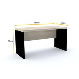 MESA P/ ESCRITÓRIO 120X60 PANDIN PE40 - NOGUEIRA M1200PE40 - 2