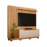 Estante Home Theater Santiago para Tv Cinamomo/off White Valdemóveis - 1