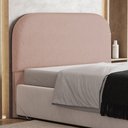 Ver imagem 2 de Cabeceira Cama Box Queen 160cm Orgânica Lanna W01 Linho Rosê - Lyam Decor