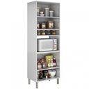 Ver imagem 7 de Cozinha Completa Modulada 5 Peças 13 Portas 2 Gavetas Tarsila Itatiaia Branco