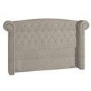 Ver imagem 3 de Cabeceira Cama Box Casal 140cm Provença P02 Bouclé Cru - Mpozenato