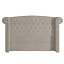 Ver imagem 6 de Cabeceira Cama Box Casal 140cm Provença P02 Bouclé Cru - Mpozenato