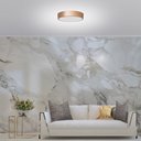 Ver imagem 2 de LUMINÁRIA PLAFON NEVADA MED 37CM 3 LAMP E27 GOLD - 1108 MED GLD