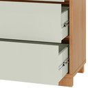 Ver imagem 7 de Cômoda para Quarto 3 Gavetas 105cm Click D03 Freijó Off White - Lyam Decor