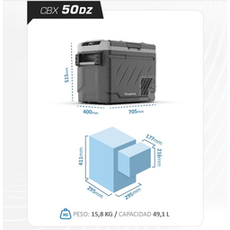 Mini Geladeira Portátil Dreiha 50l Freezer 12/24v Dual Zone - 5