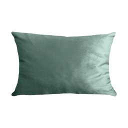Capa para Almofada em Veludo Liso Retangular Verde Menta - 1