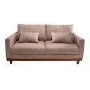 Ver imagem 1 de Sofá London Sala/Recepção/Escritório 1,80cm Suede Bege