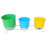 Jardim Vertical - Suporte de Parede Branco para Vasos - Combinação Perfeita de Leveza e Resistência - 3