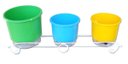Ver imagem 3 de Jardim Vertical - Suporte de Parede Branco para Vasos - Combinação Perfeita de Leveza e Resistência