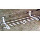 Ver imagem 1 de Jardim Vertical - Suporte de Parede Branco para Vasos - Combinação Perfeita de Leveza e Resistência