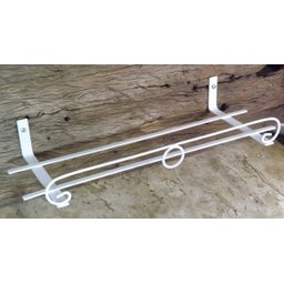 Jardim Vertical - Suporte de Parede Branco para Vasos - Combinação Perfeita de Leveza e Resistência - 1