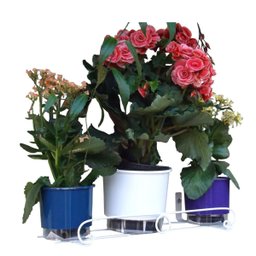 Jardim Vertical - Suporte de Parede Branco para Vasos - Combinação Perfeita de Leveza e Resistência - 2