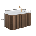 Ver imagem 4 de Gabinete para Banheiro Suspenso Emma 100cm