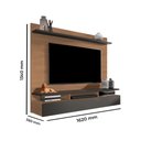 Ver imagem 3 de Painel para TV até 55 Polegadas 162CMX134CM Noruega Marrom