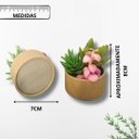 Ver imagem 2 de Arranjo de Suculenta Artificial em Vaso Redondo